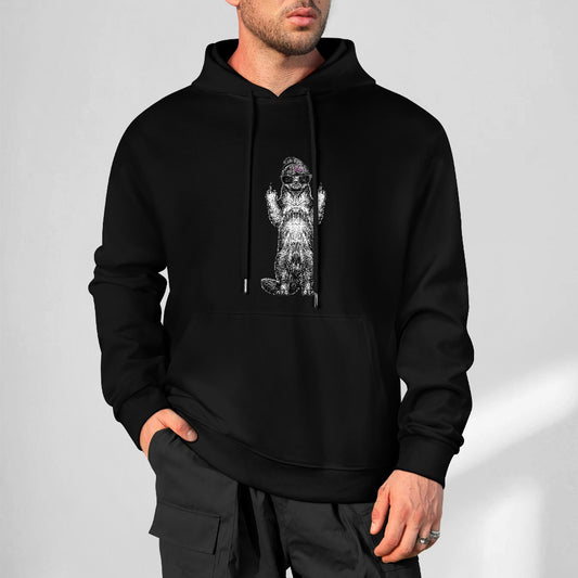 Honey Badger Bigo Custom Print Hoodie