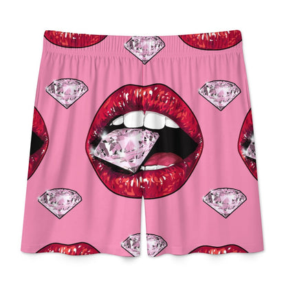 Kiss Print Silk Boxers