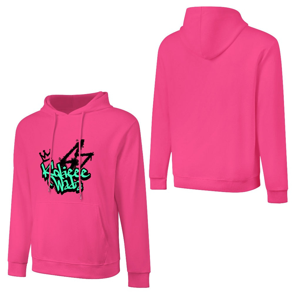 Kolieee Wada Pink Hooded Sweatshirt