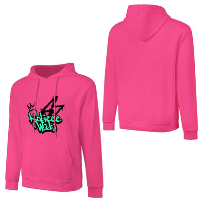 Kolieee Wada Pink Hooded Sweatshirt