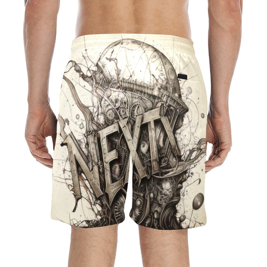 "Next" Bigo Custom Print  Beach Shorts