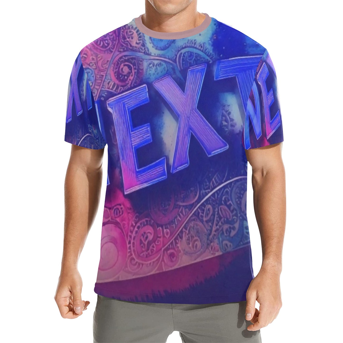 Men's Nexxt Print All Over Custom Bigo inspired T-Shirt