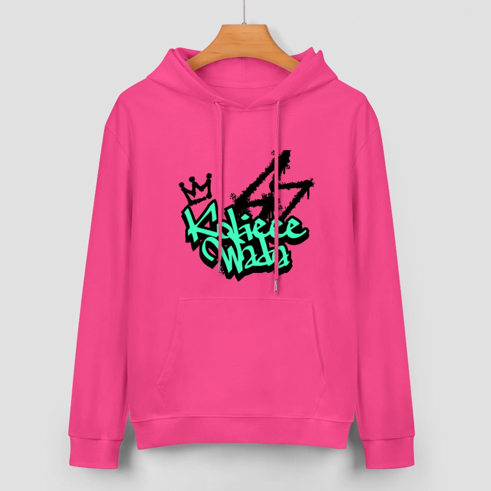 Kolieee Wada Pink Hooded Sweatshirt