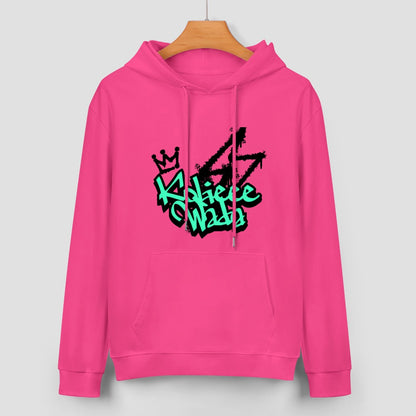 Kolieee Wada Pink Hooded Sweatshirt