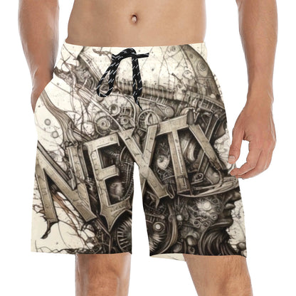 "Next" Bigo Custom Print  Beach Shorts